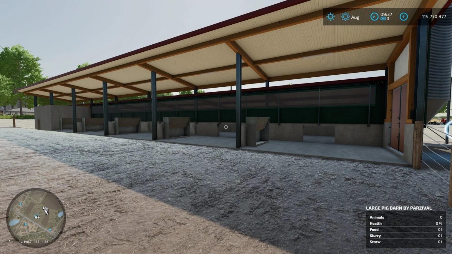 Large Pig Barn V1 0 FS22 Mod Farming Simulator 22 Mod