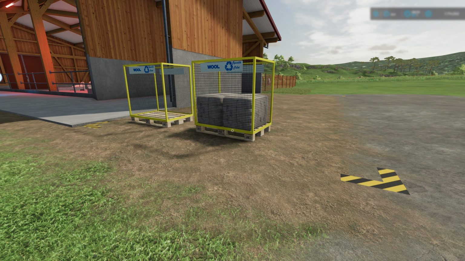 Fillable And Reusable Pallet For Wool Eggs And Honey V1 0 FS22 Mod