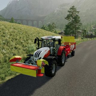 Steyr Profi CVT V1 0 FS22 Mod Farming Simulator 22 Mod