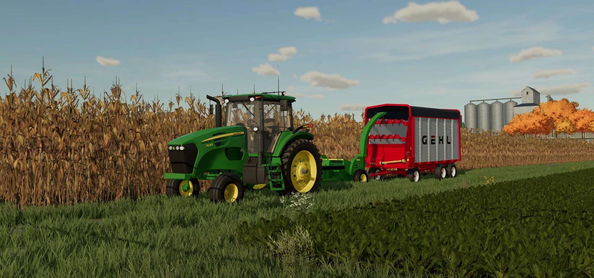 John Deere Trailed Forager V Fs Farming Simulator Mod