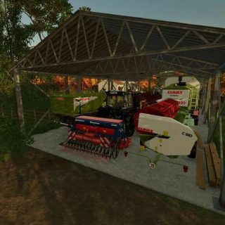 Machine Shelter V1 0 FS22 Mod Farming Simulator 22 Mod