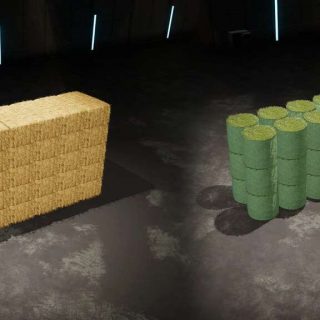 Buyable Large Stack Of Bales V Fs Mod Farming Simulator Mod