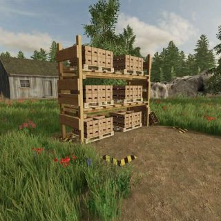 Honey Pallet Rack V Fs Mod Farming Simulator Mod