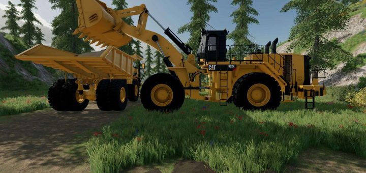 Cat F Backhoe Loader V Fs Farming Simulator Mod Fs Mod