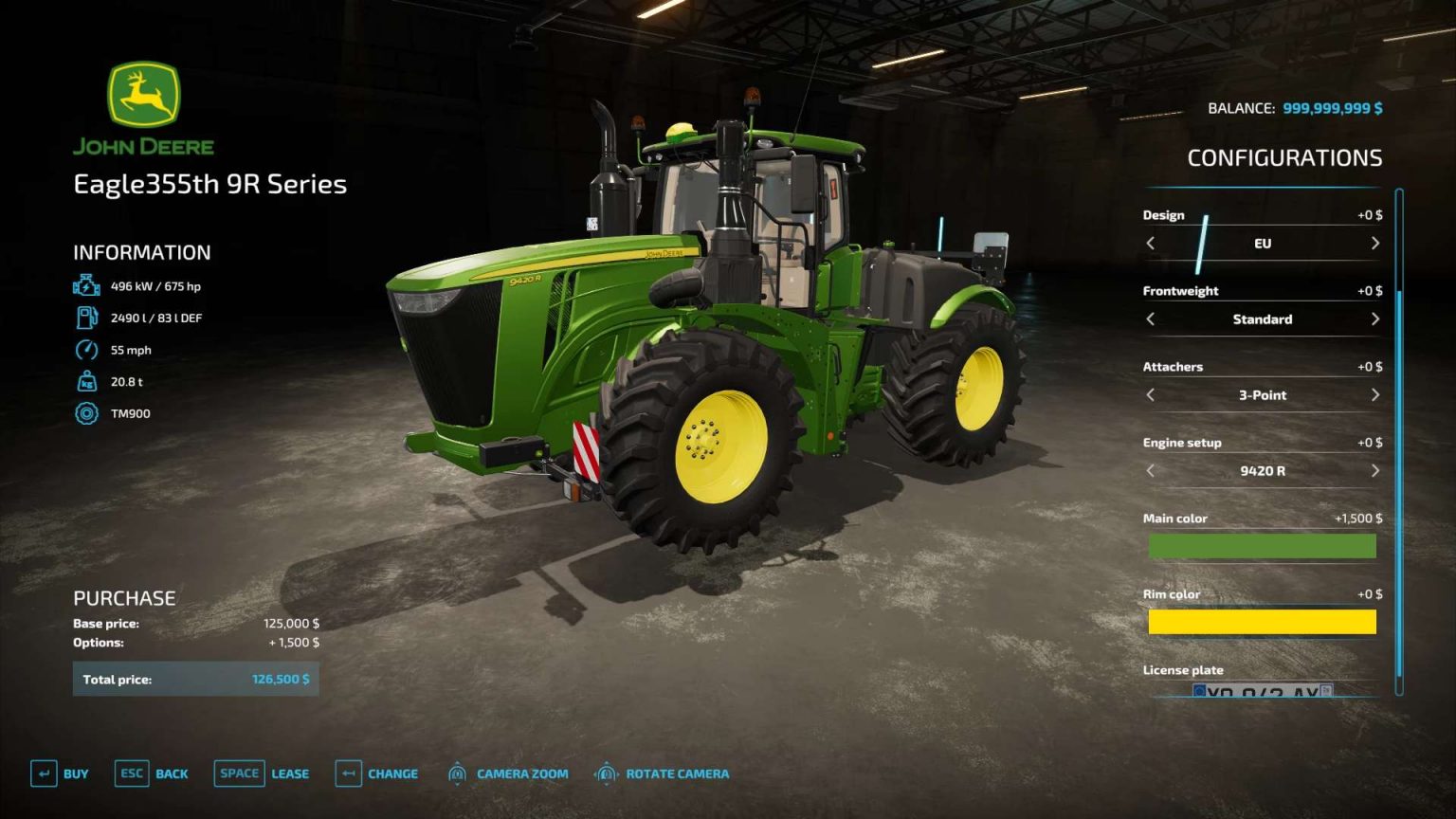 John Deere R Update V Fs Mod Farming Simulator Mod