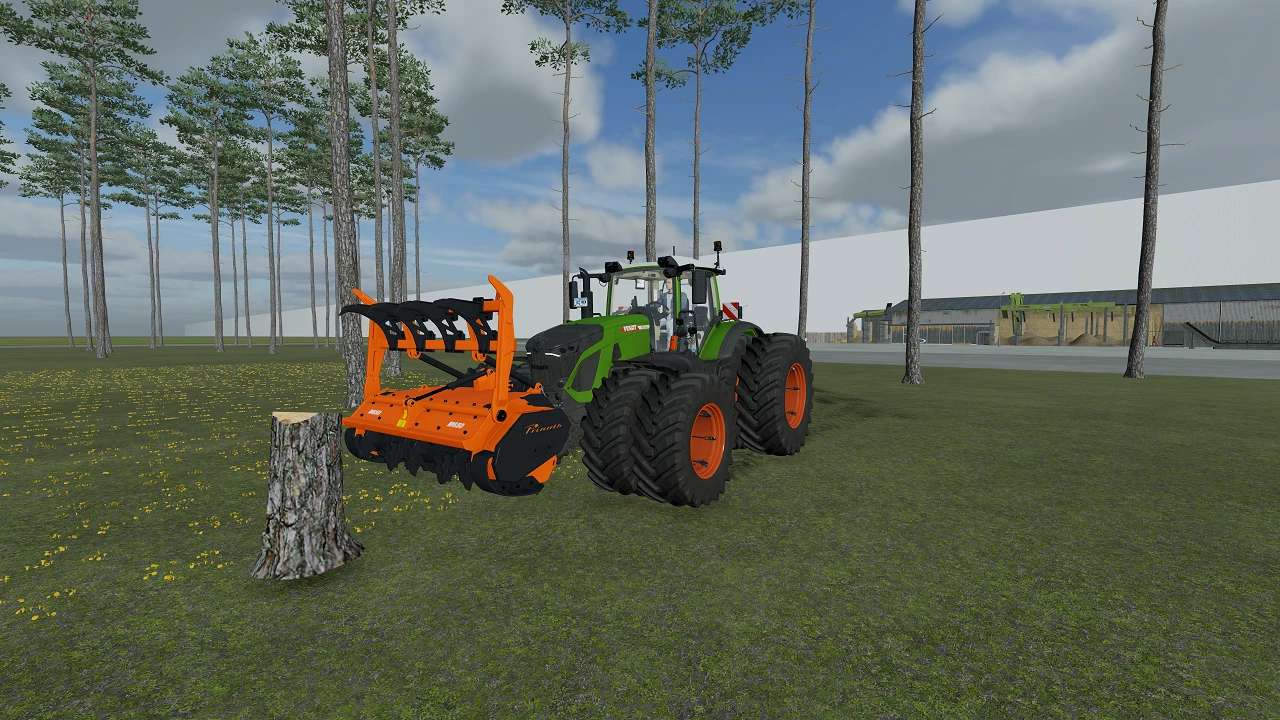 High speed stump grinder v1.0 FS22 - Farming Simulator 22 Mod | FS22 mod