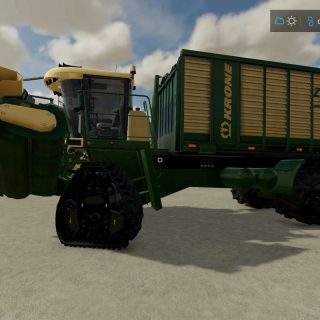 Big Zx Gd Mower With Forage Wagon V Fs Mod Farming Simulator