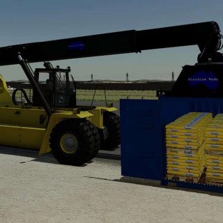 Container Reach Stacker V Fs Mod Farming Simulator Mod