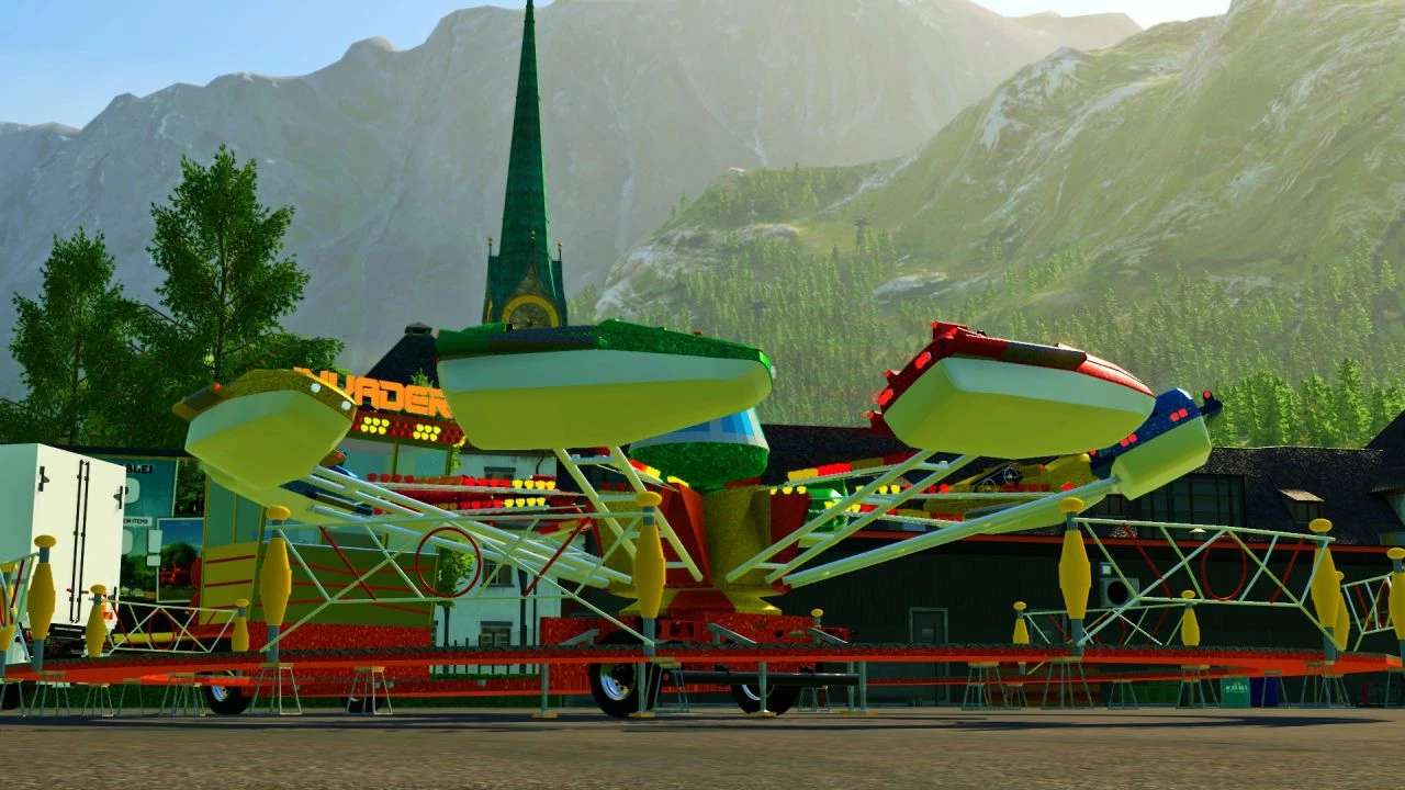 Invader Fairground Carousel V10 Fs22 Farming Simulator 22 Mod Fs22 Mod 3425