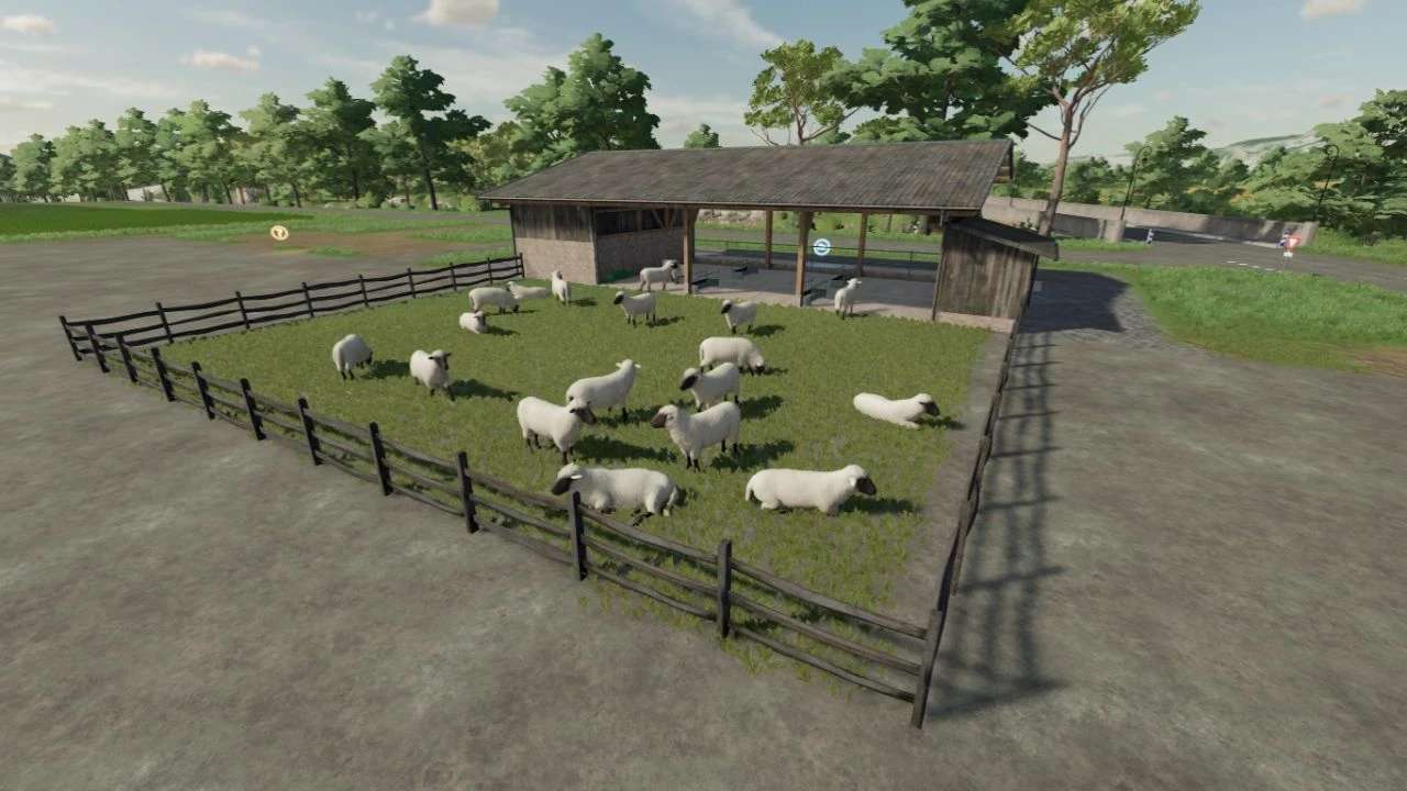 Sheep Barn Old School V10 Fs22 Farming Simulator 22 Mod Fs22 Mod 4712