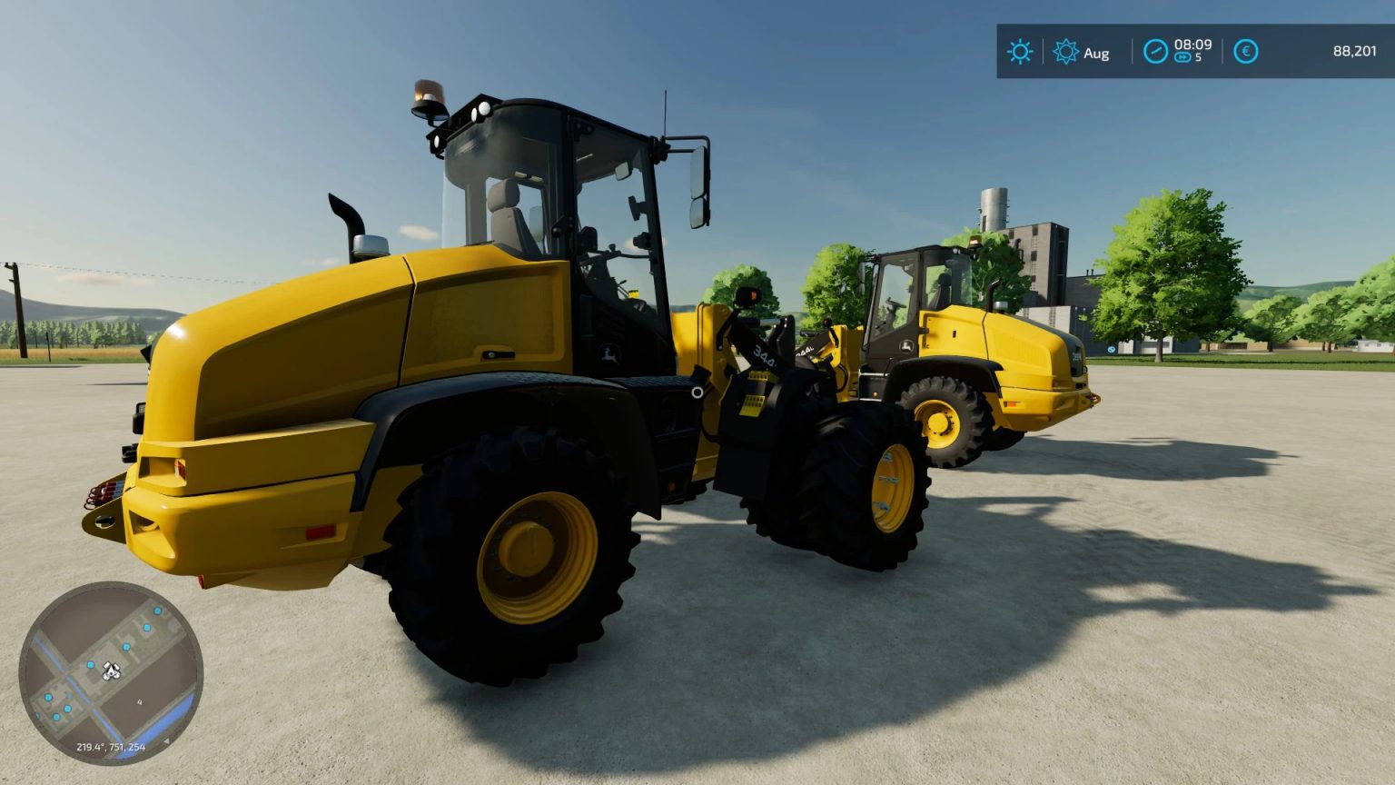 John Deere 344L With Strobes V1 0 FS22 Mod Farming Simulator 22 Mod