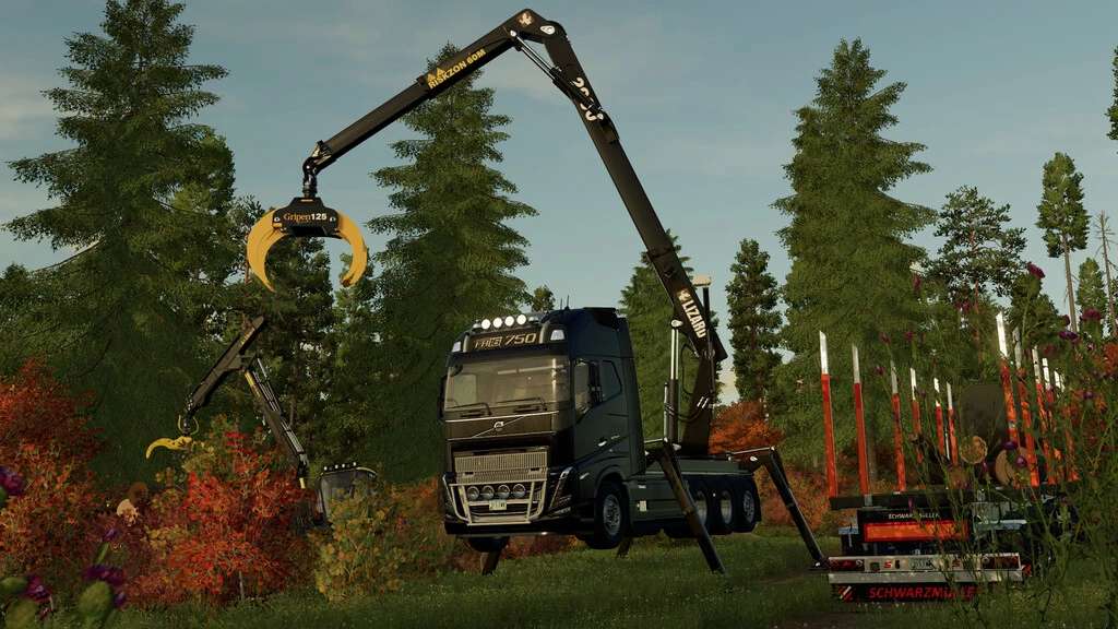 Lizard Timber Loader V1001 Fs22 Farming Simulator 22 Mod Fs22 Mod 1012