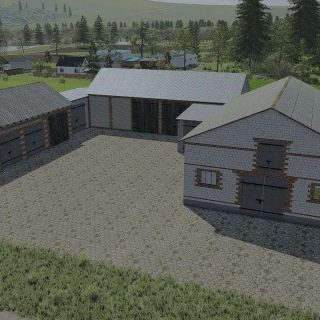 Polish Buildings With Cows V1 0 FS22 Mod Farming Simulator 22 Mod