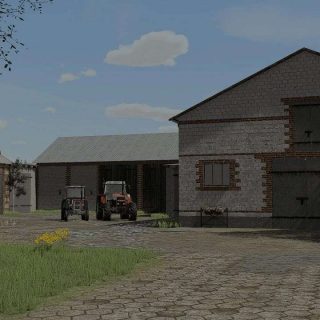 Polish Buildings With Cows V Fs Mod Farming Simulator Mod