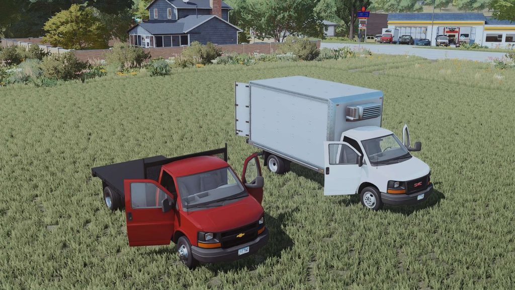 Gmc Savana Chevrolet Express V Fs Mod Farming Simulator Mod