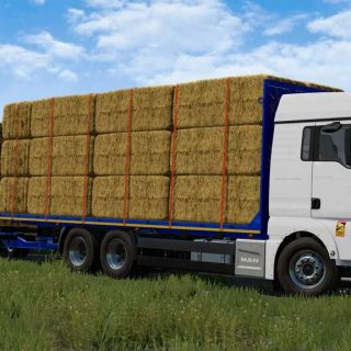 MAN TGX 26 640 Straw Bale V1 0 FS22 Farming Simulator 22 Mod FS22 Mod