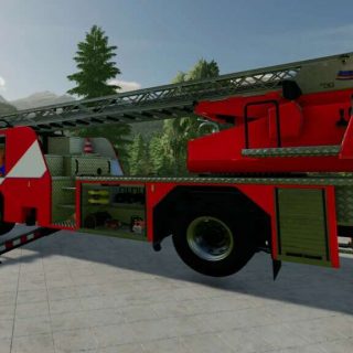 Lizard Turntable Ladder 23 12CC V1 1 FS22 Mod Farming Simulator 22 Mod