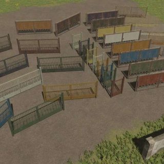 Pack Of Fences V Fs Mod Farming Simulator Mod