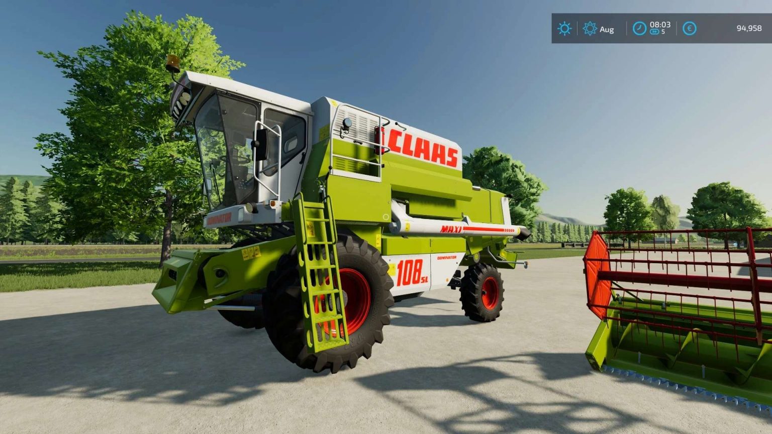 Claas Dominator 108SL V1 2 FS22 Mod Farming Simulator 22 Mod