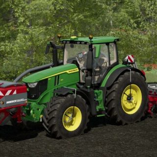 John Deere 6R Extra Large Frame V1 1 FS22 Mod Farming Simulator 22 Mod