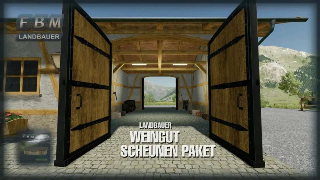 Winery Barn Pack V1 0 FS22 Mod Farming Simulator 22 Mod