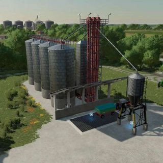 Placeable Ks Grain Silo V Fs Mod Farming Simulator Mod