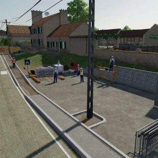 The Old Stream Farm Public Works V1 0 FS22 Mod Farming Simulator 22 Mod