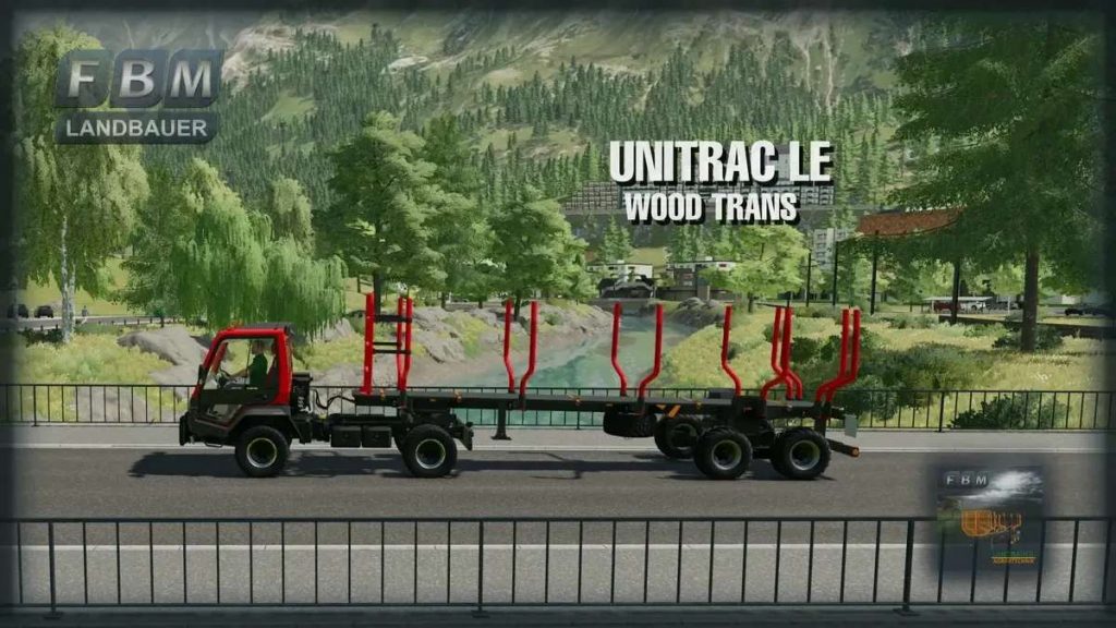 Unitrac Woodtrans Le V Fs Mod Farming Simulator Mod