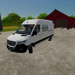 Mercedes Sprinter RWZ Claas V1 0 FS22 Mod Farming Simulator 22 Mod