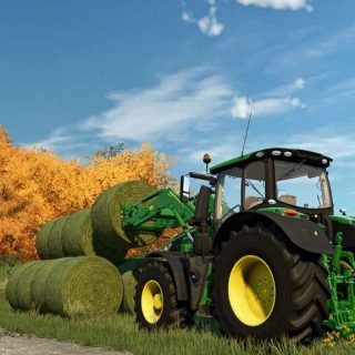 John Deere Bale Spear Pack V1 0 FS22 Mod Farming Simulator 22 Mod