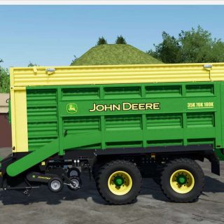 John Deere Rapid 35 100K Forage Wagon V1 0 FS22 Mod Farming Simulator