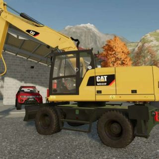 Caterpillar 322F V1 2 FS22 Mod Farming Simulator 22 Mod