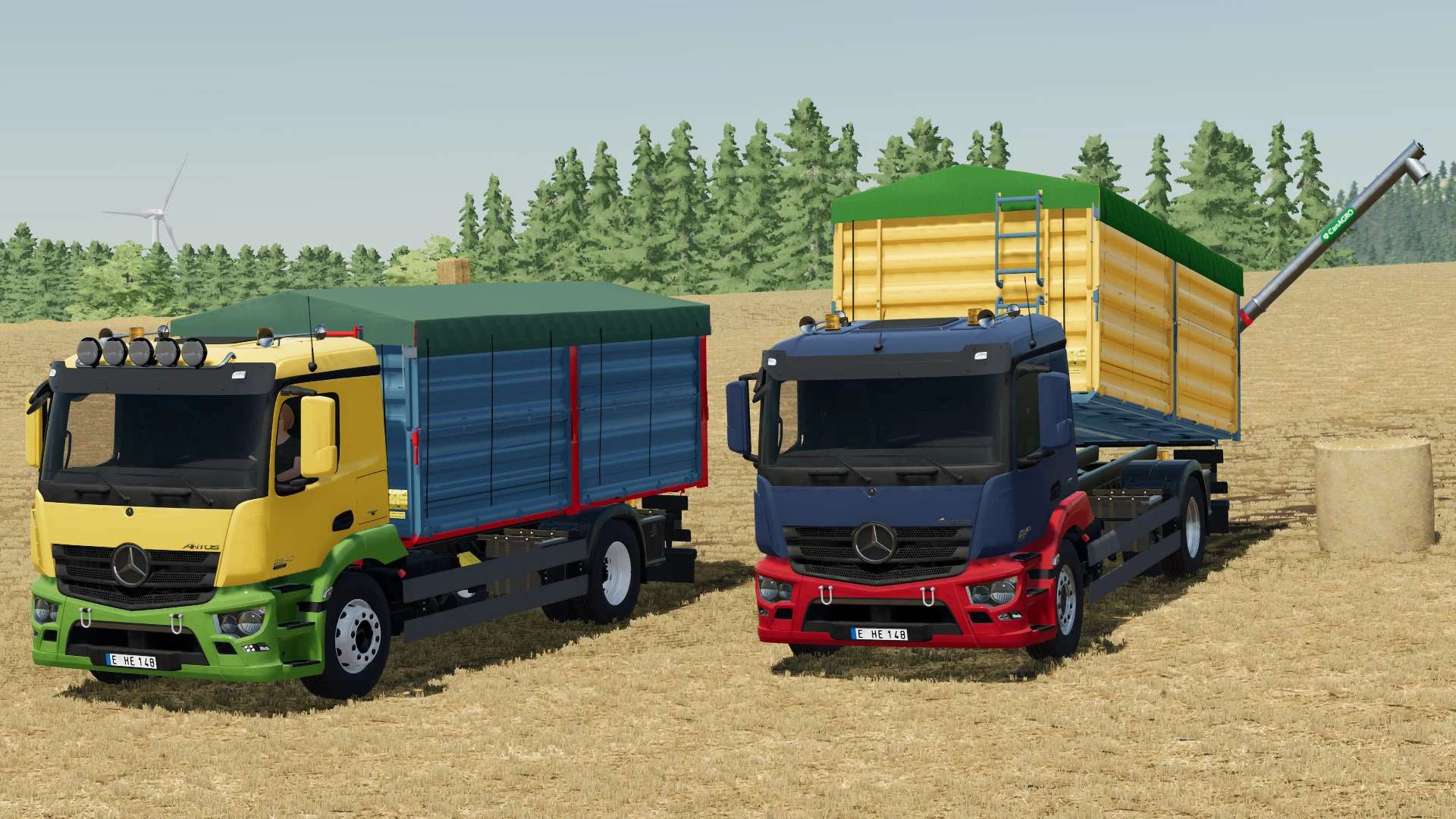 Mercedes Benz Antos Grain/Overload Truck v1.0 FS22 Farming Simulator