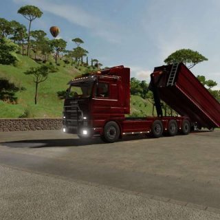 Scania 143M Hooklift V1 2 FS22 Mod Farming Simulator 22 Mod