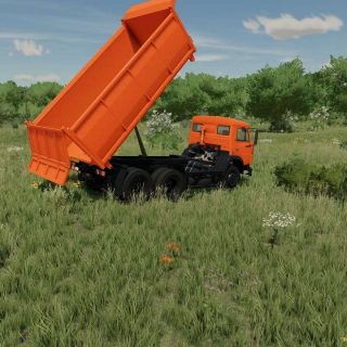 Kamaz 4528 Grain Carrier Trailer V1 0 1 5 FS22 Mod Farming Simulator