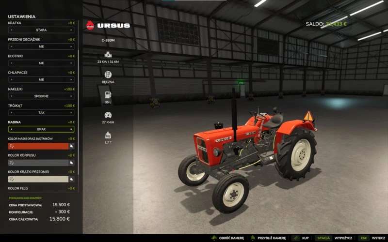 Mod Ursus C C M V Fs Farmingsimulator App