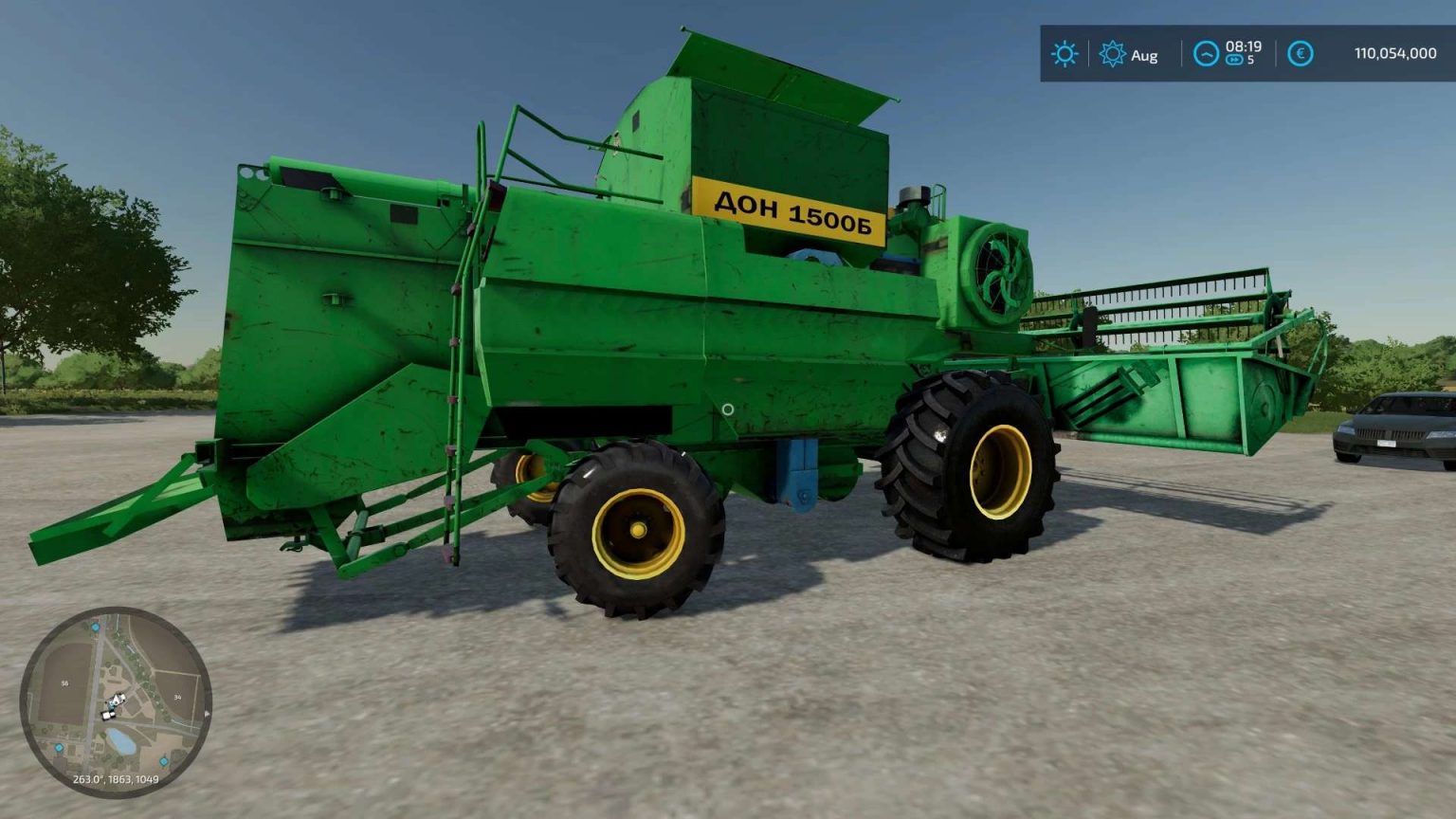 DON-1500B V0.1 FS22 Mod | Farming Simulator 22 Mod