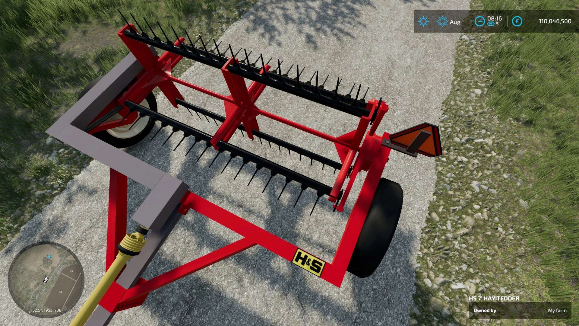 HS HAY TEDDER V FS Farming Simulator Mod FS Mod