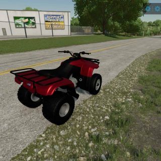 Honda Fourtrax v1.0 FS22 Mod | Farming Simulator 22 Mod