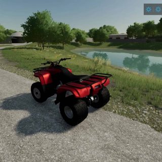 Honda Fourtrax v1.0 FS22 Mod | Farming Simulator 22 Mod