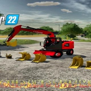 LIEBHERR 950 LOXAM + TOOLS v1.0 FS22 Mod | Farming Simulator 22 Mod