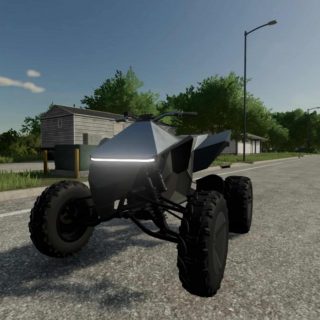 Tesla Cyberquad Conversion V1.0 FS22 Mod | Farming Simulator 22 Mod