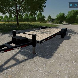 Felling Tilt Deck Trailer v1.0 FS22 Mod | Farming Simulator 22 Mod