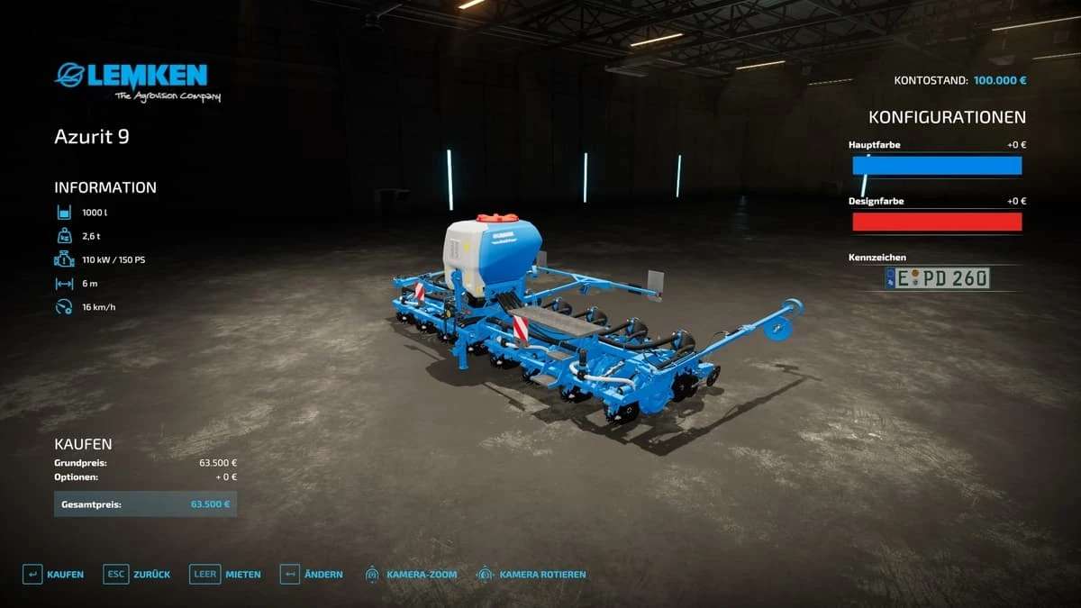 Lemken Azurit9 And Lemken Solitair23 Multifruit V10 Fs22 Farming Simulator 22 Mod Fs22 Mod 2836