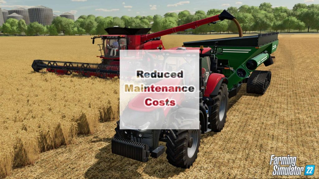Reduced maintenance costs v1.0 FS22 Mod | Farming Simulator 22 Mod