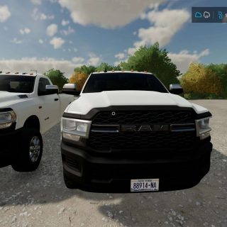 2015 dodge ram 2500 Cummins v1.0 FS22 Mod | Farming Simulator 22 Mod