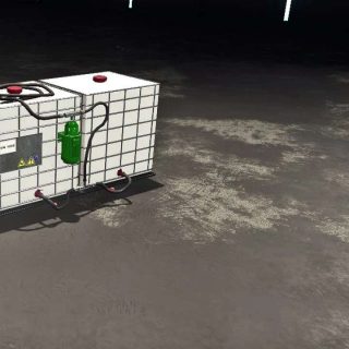 4000L water cubes with pump v1.0 FS22 Mod | Farming Simulator 22 Mod