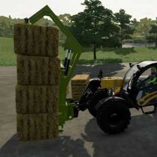 Big Bale Grab V1.0 FS22 Mod | Farming Simulator 22 Mod