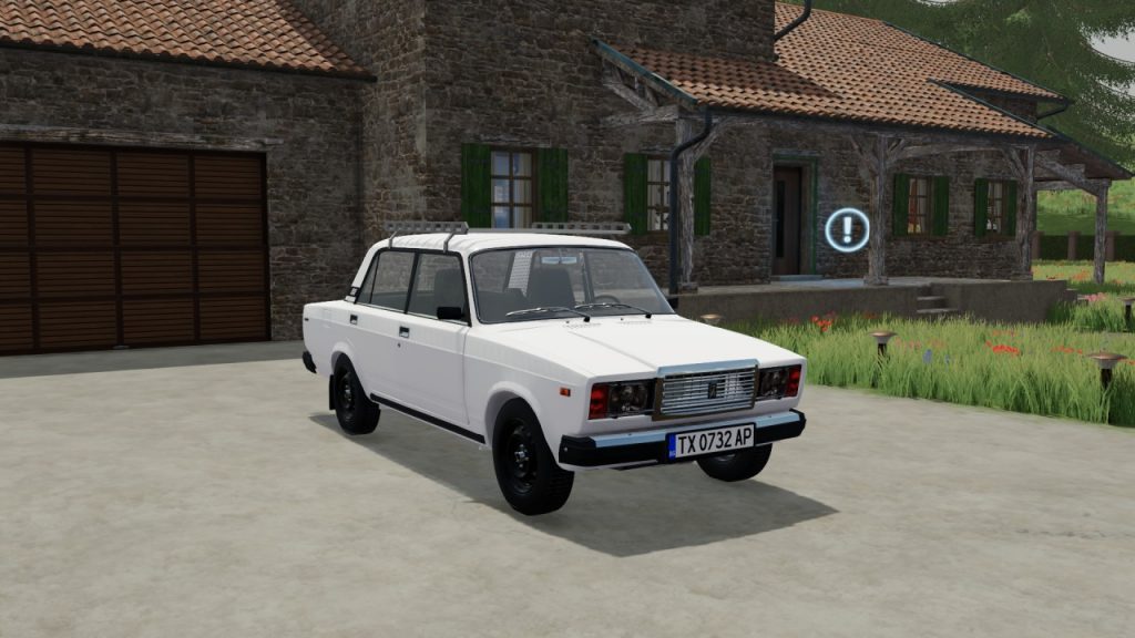 Lada 2107 V1.0 FS22 Mod | Farming Simulator 22 Mod