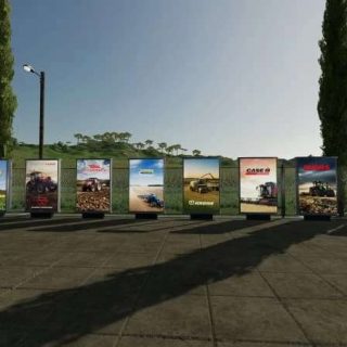 Billboard signs Pack v1.0 FS22 Mod | Farming Simulator 22 Mod